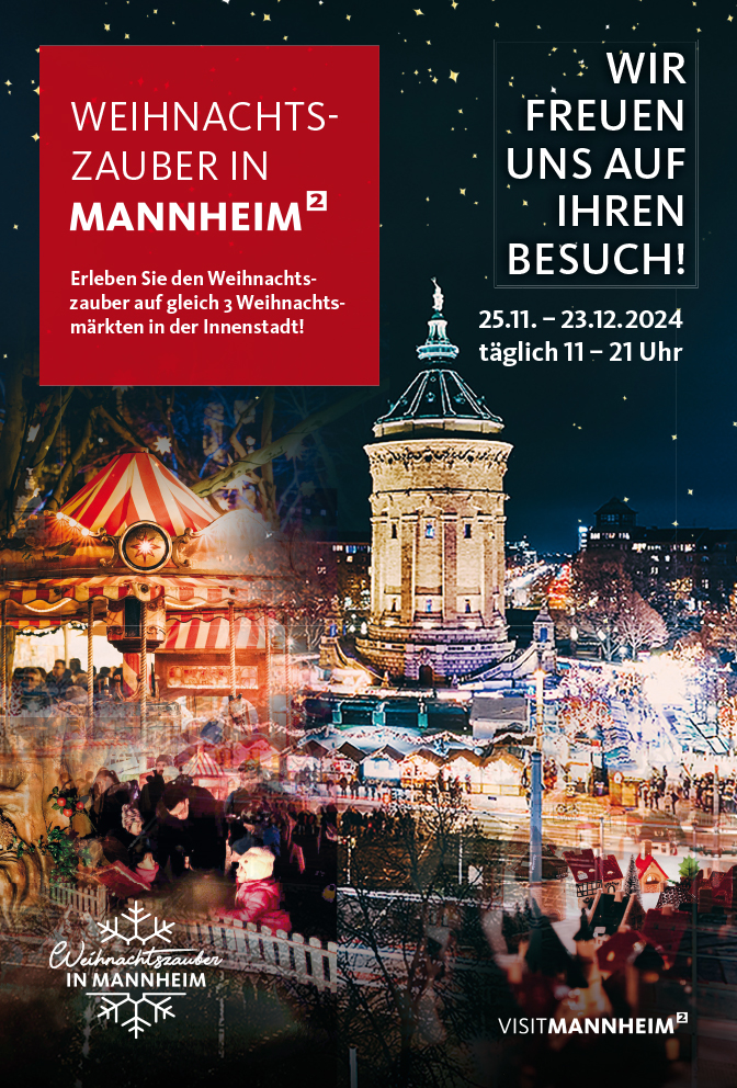 Plakat Weihnachtszauber Mannheim 237 x 350