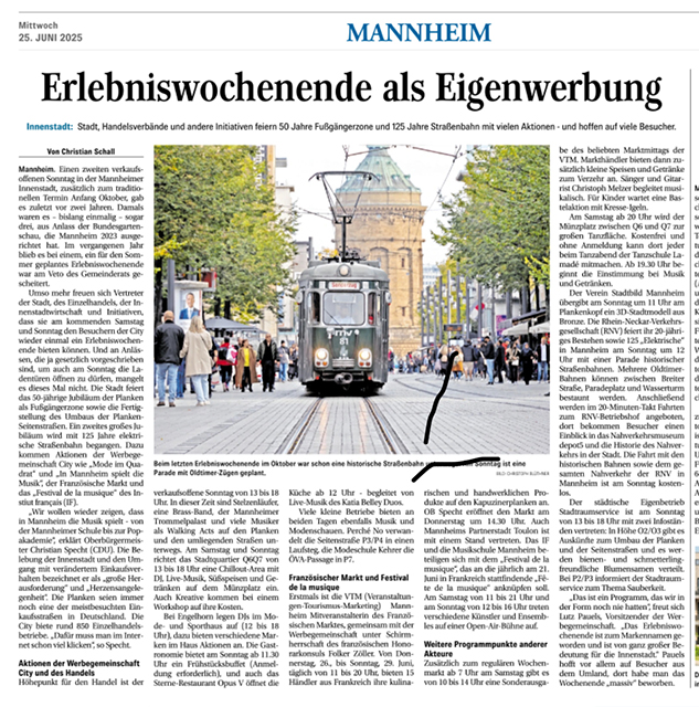 Erlebniswochenende als Eigenwerbung